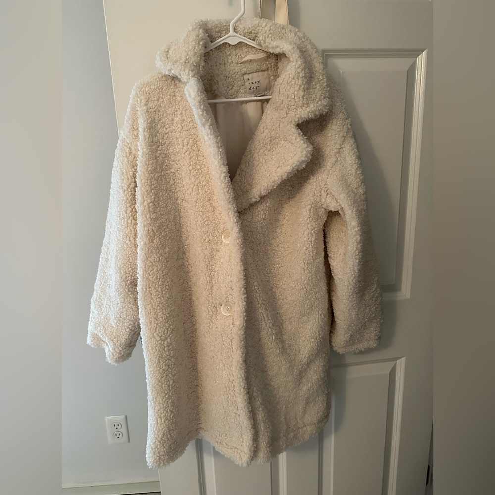 Target Beige Sherpa Coat